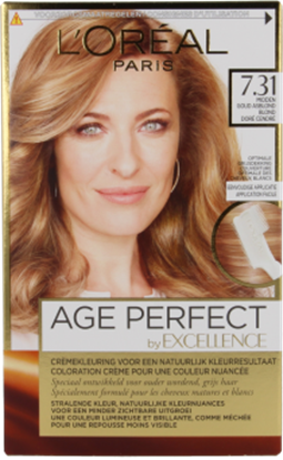 LOREAL EXCELLENCE AGE PERFECT 7.31 M GOUD ASBLOND
